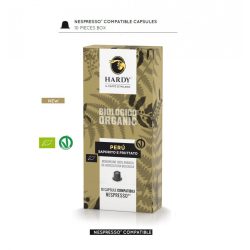   Cafea premium Peru Organic, Hardy Caffe, 10 capsule Nespresso