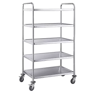 Carucior inox 5 nivele