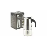 Cafetiera espresso din inox 2 portii