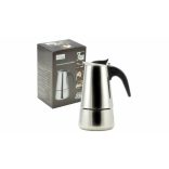 Cafetiera espresso din inox 4 portii
