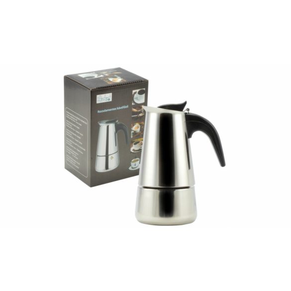 Cafetiera espresso din inox 4 portii