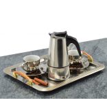 Cafetiera espresso din inox 4 portii