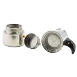 Cafetiera espresso din inox 4 portii