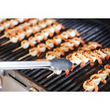 Cleste gratar inox cu maner silicon 44cm