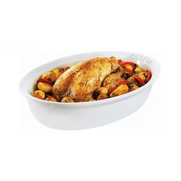Vas ceramica termo 34x23cm oval Pyrex