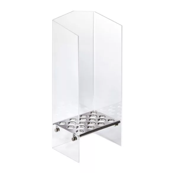 Suport cornete inghetata cu plexiglas transparent 18 orificii