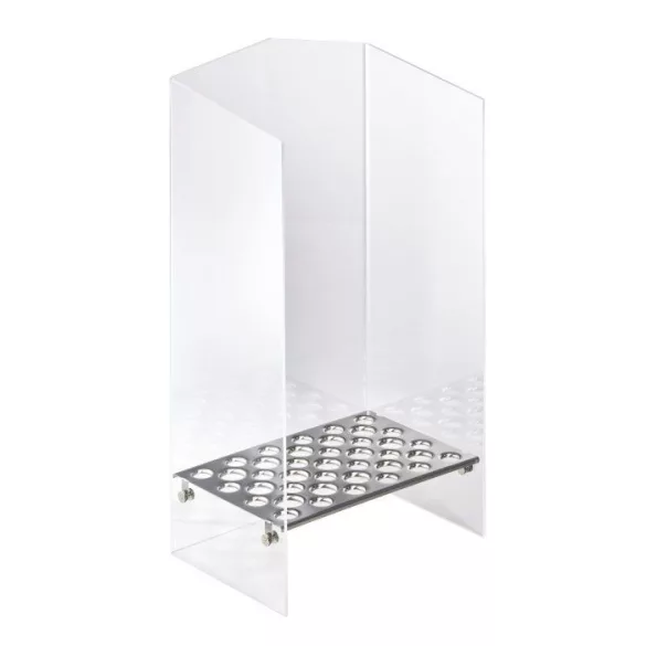 Suport cornete inghetata cu plexiglas transparent 39 orificii