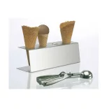 Suport inox Stockel 4 cornete inghetata
