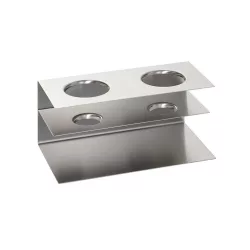 Suport inox Stockel 2 cornete mari de inghetata