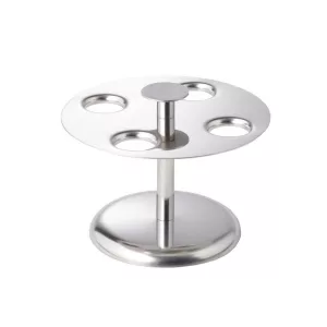 Suport inox Stockel rotund 4 cornete inghetata