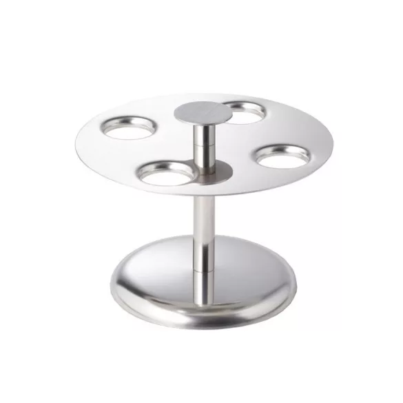 Suport inox Stockel rotund 4 cornete inghetata