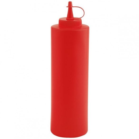 Flacon dozator flexibil 650ml Rosu