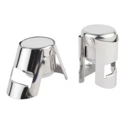 Set 2 capace sticla otel inoxidabil