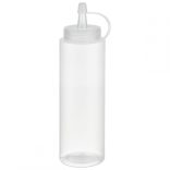 Set 6 flacon dozator flexibil 260ml Transparent