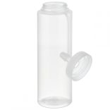 Set 6 flacon dozator flexibil 260ml Transparent