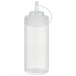 Set 6 flacon dozator flexibil 490ml Transparent