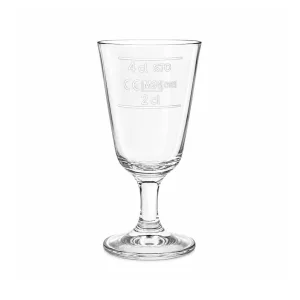 Pahar sticla gradat 20/40ml