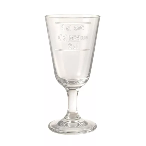 Pahar sticla gradat 20/40ml