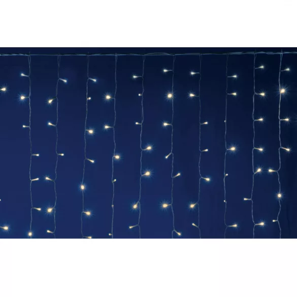 Perdea de lumini cu 400 LED alb 2x2m legare in serie