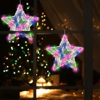 Decor fereastra stea 35 LED color