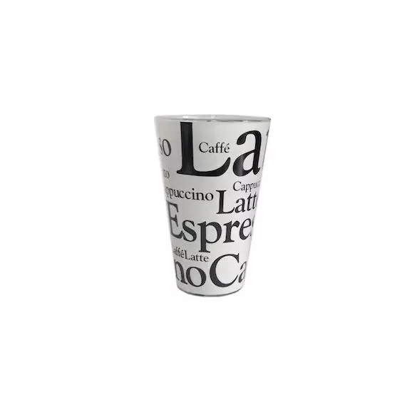 Set 3 pahare decorate Cappuccino 300ml Cerve