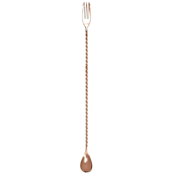 Lingura bar 30cm Trident cupru