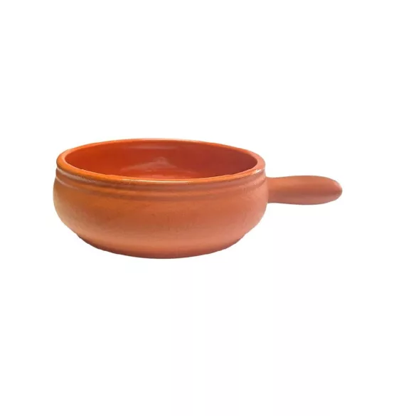 Vas ceramica termo 1 maner teracota mat 16cm