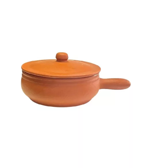 Vas ceramica termo 1 maner teracota mat 16cm