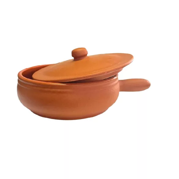 Vas ceramica termo 1 maner teracota mat 16cm