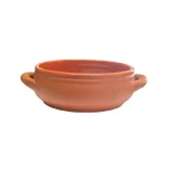 Vas ceramica termo 2 manere teracota mat 16cm