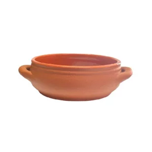 Vas ceramica termo 2 manere teracota mat 16cm