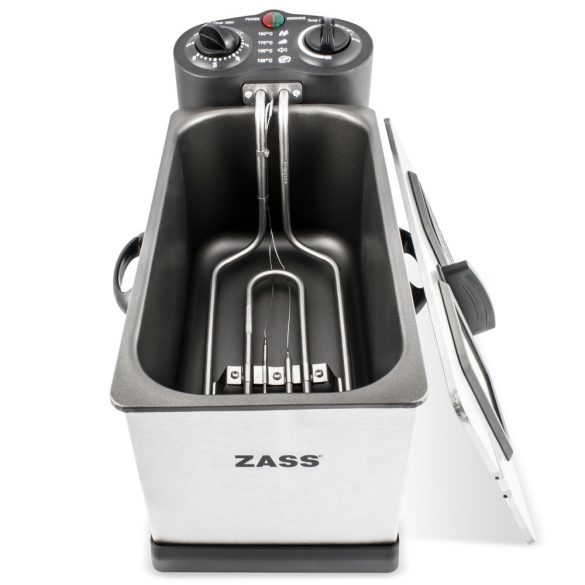 Friteuza cu temporizator 3l inox 2000W